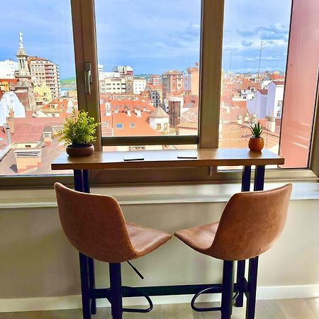 El Mirador Del Centro Lägenhet Gijón Exteriör bild