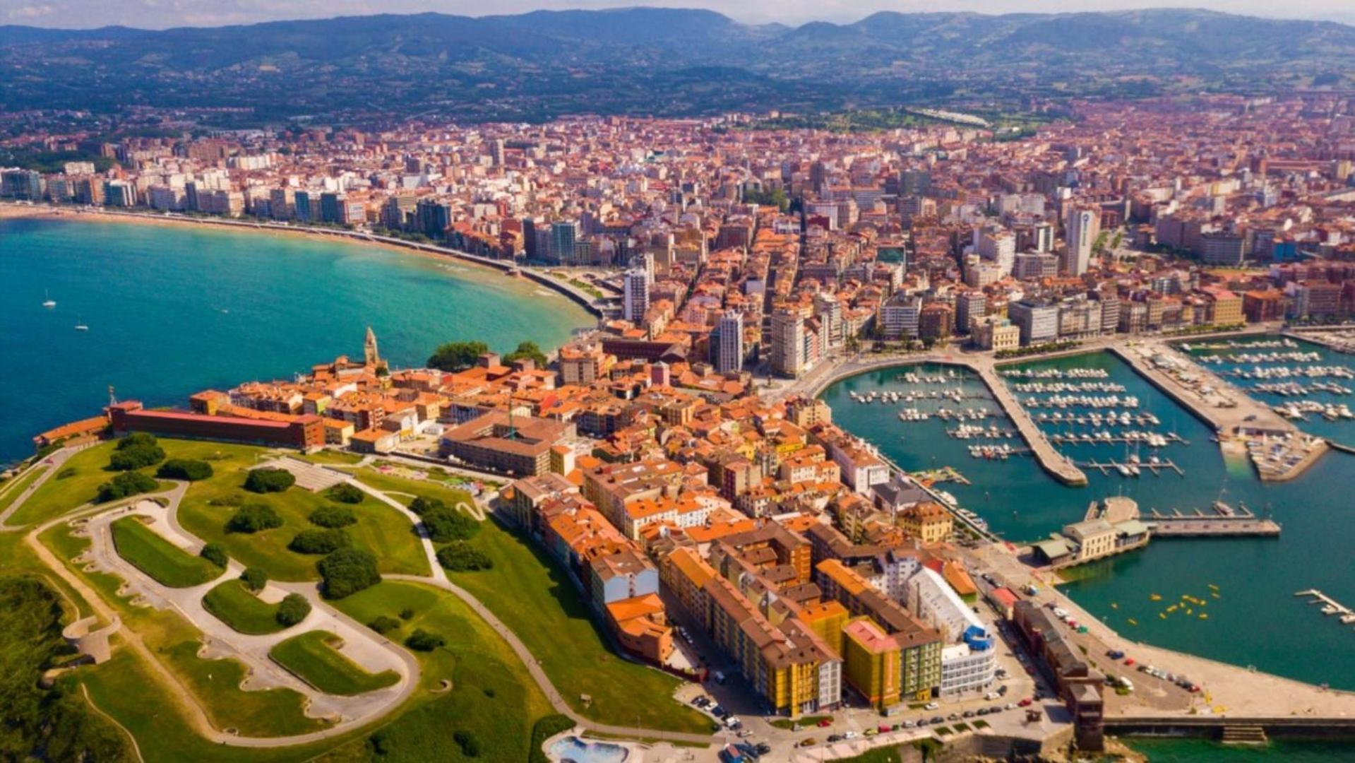 El Mirador Del Centro Lägenhet Gijón Exteriör bild